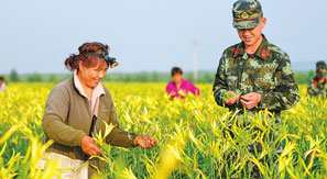 擁軍愛(ài)民 魚水情深