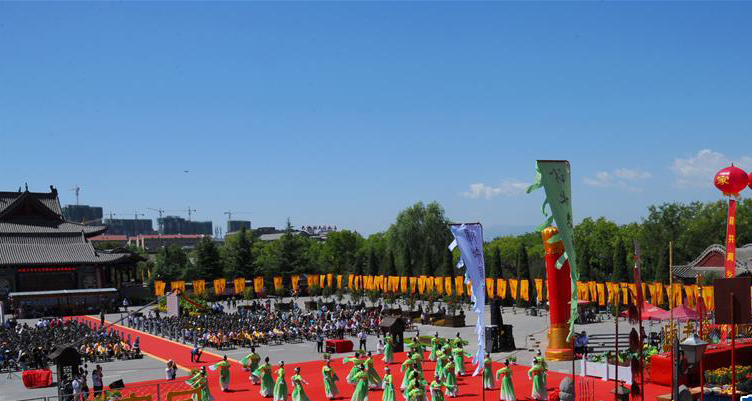 山西洪洞大槐樹舉行中元節(jié)祭祖活動(dòng)