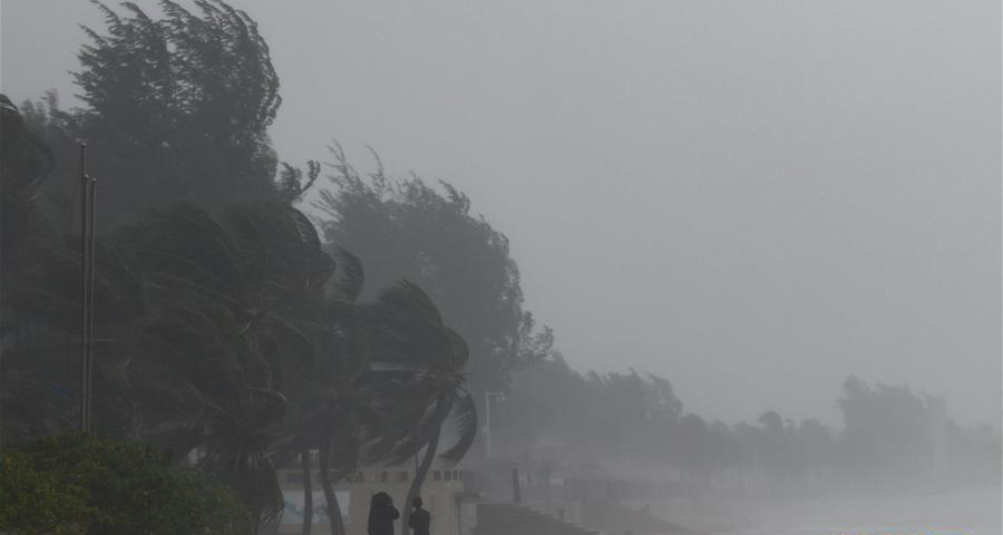 臺風“浪卡”登陸海南