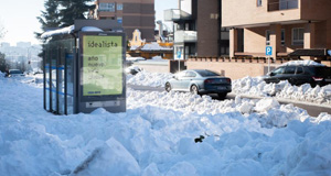 暴風雪過后的馬德里