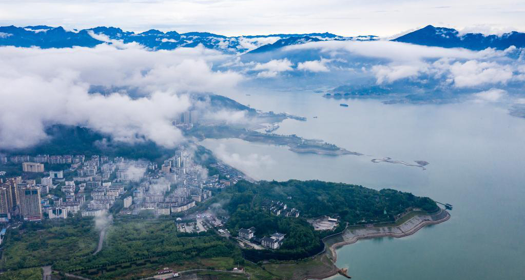 三峽水庫水位消落為汛期抗洪做準備