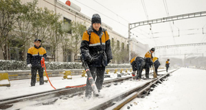 雪中的鐵路守護(hù)者