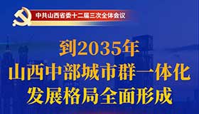 【海報】2035年山西中部城市群一體化發(fā)展格局形成