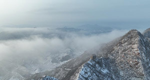 長(zhǎng)城雪景美如畫