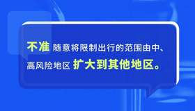 【海報(bào)】國家衛(wèi)健委要求疫情防控做到“九不準(zhǔn)”