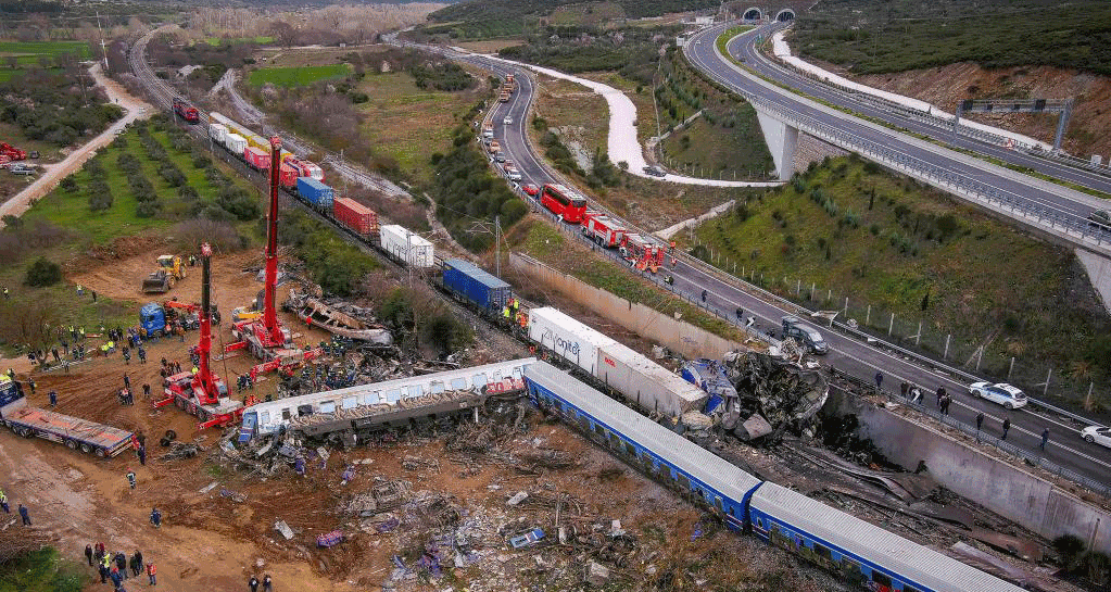 希臘火車相撞死亡人數(shù)上升至36人