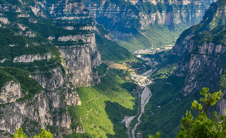 生態(tài)八泉峽 太行風(fēng)景畫(huà)