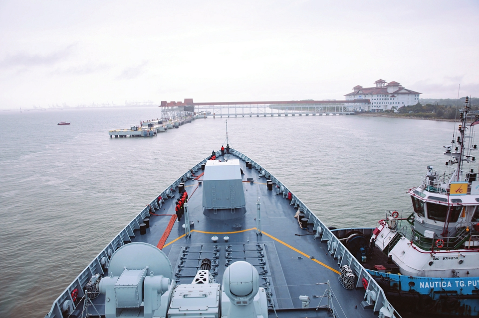 海軍護航編隊技術(shù)?？狂R來西亞巴生