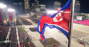 朝鮮慶祝國慶75周年