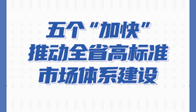 【圖解】推動全省高標準市場體系建設