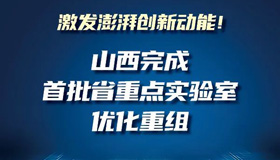 【圖解】山西完成首批省重點實驗室優(yōu)化重組