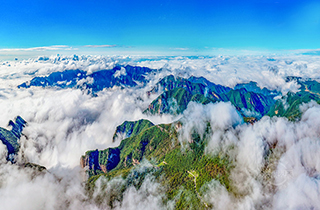 秋日云海如畫歷山